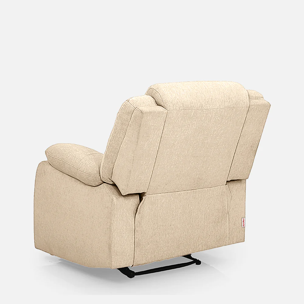 Avalon Beige Fabric Recliner - Image 11