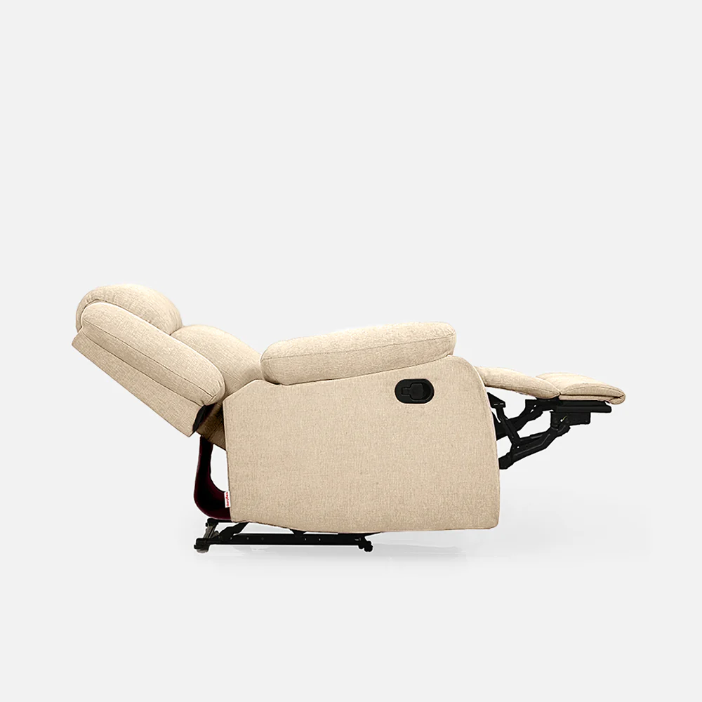 Avalon Beige Fabric Recliner - Image 7