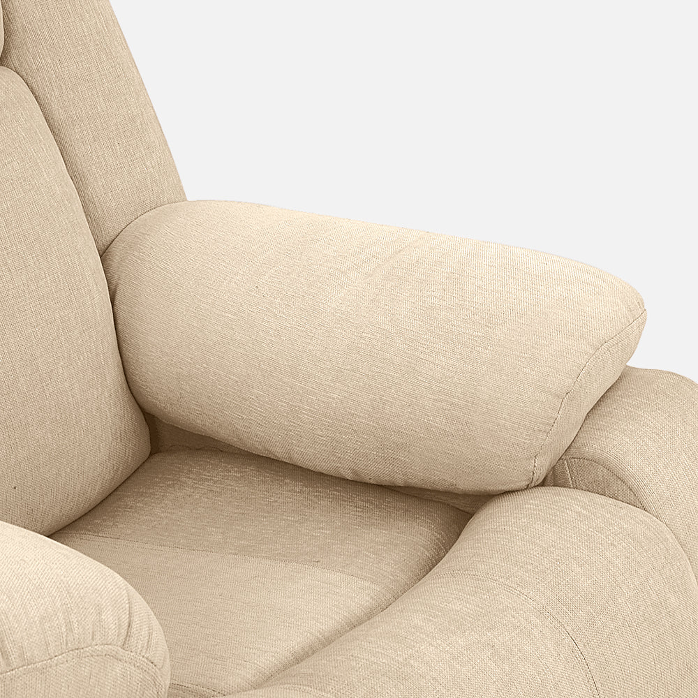 Avalon Beige Fabric Recliner - Image 8