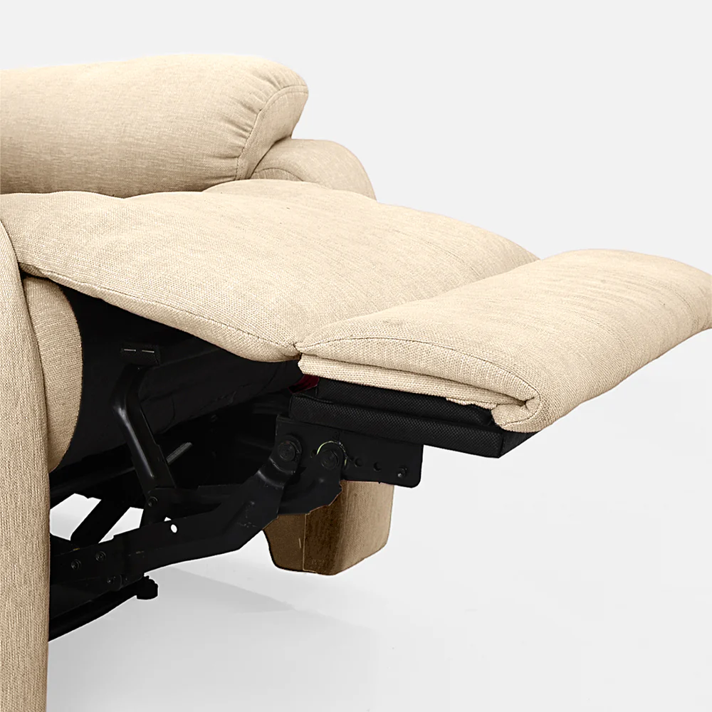 Avalon Beige Fabric Recliner - Image 9