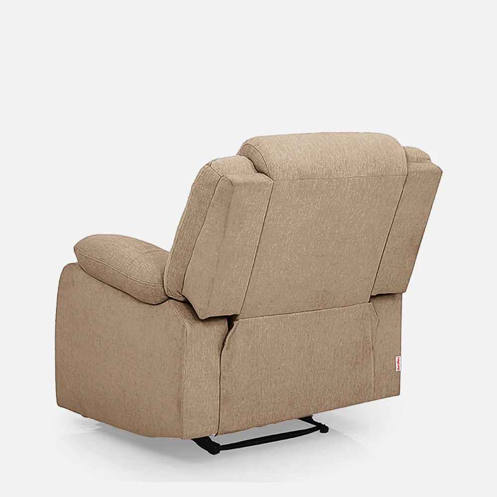 Avalon Brown Fabric Recliner - Image 11