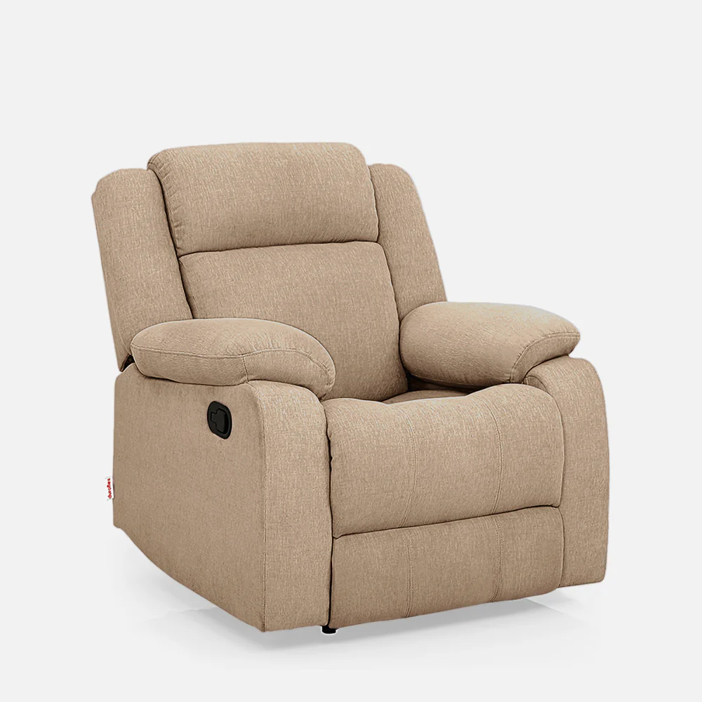 Avalon Brown Fabric Recliner - Image 3