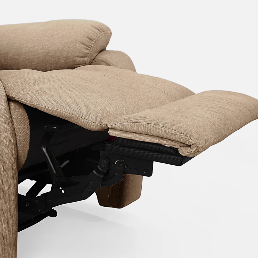 Avalon Brown Fabric Recliner - Image 9