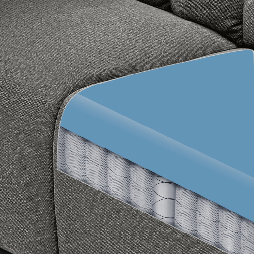 Avalon Elite mov.E Griffin Grey Fabric 2 Seater Sofa - Image 6