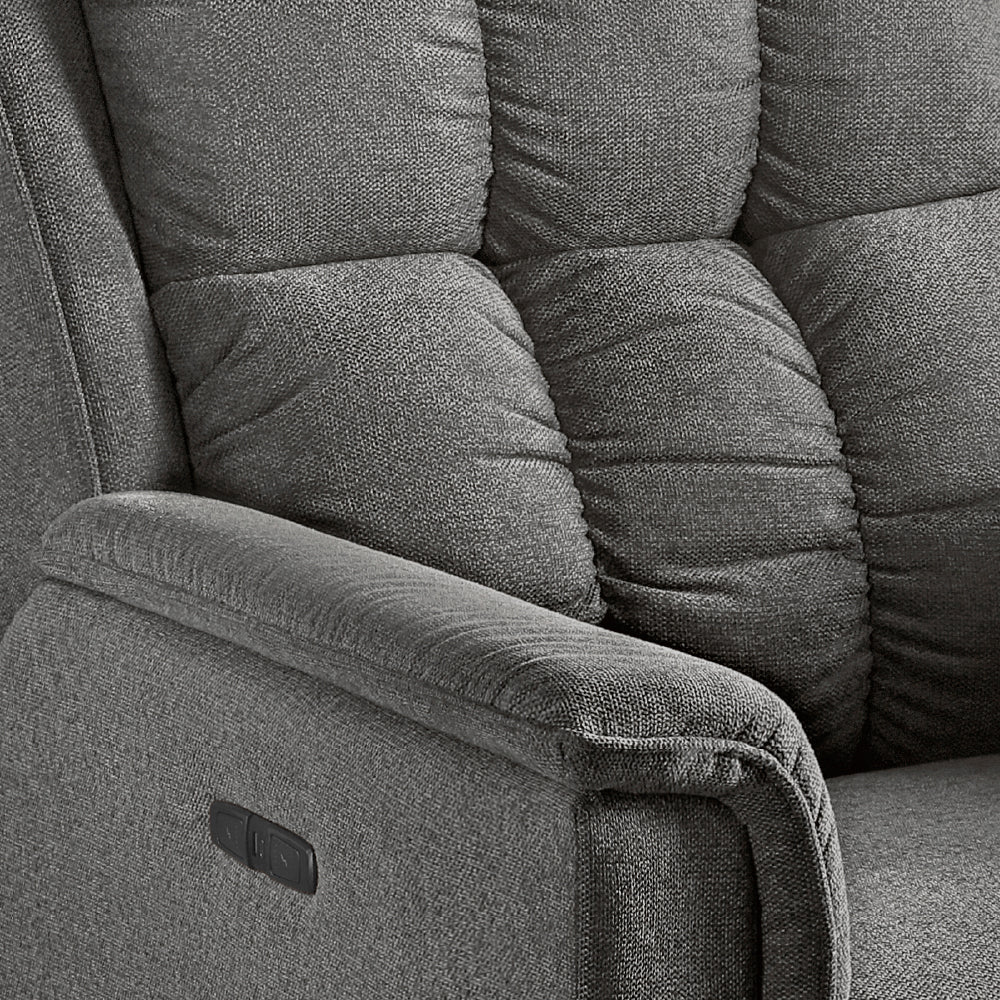 Avalon Elite mov.E Griffin Grey Fabric 2 Seater Sofa - Image 7