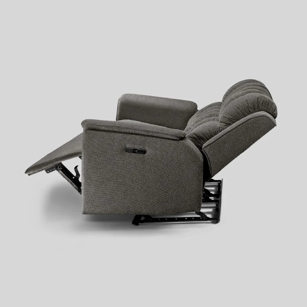 Avalon Elite mov.E Griffin Grey Fabric 2 Seater Sofa - Image 8