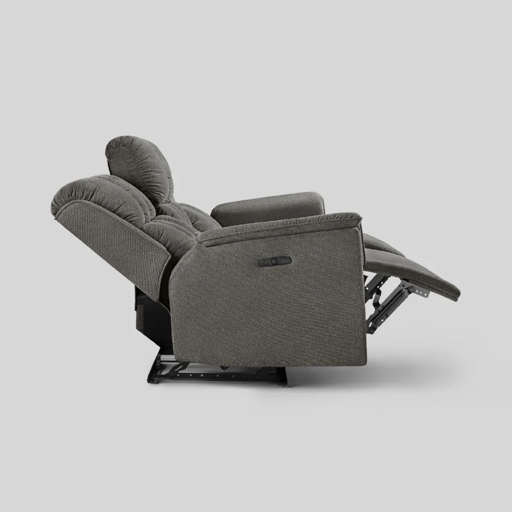 Avalon Elite mov.E Griffin Grey Fabric 3 Seater Sofa - Image 8