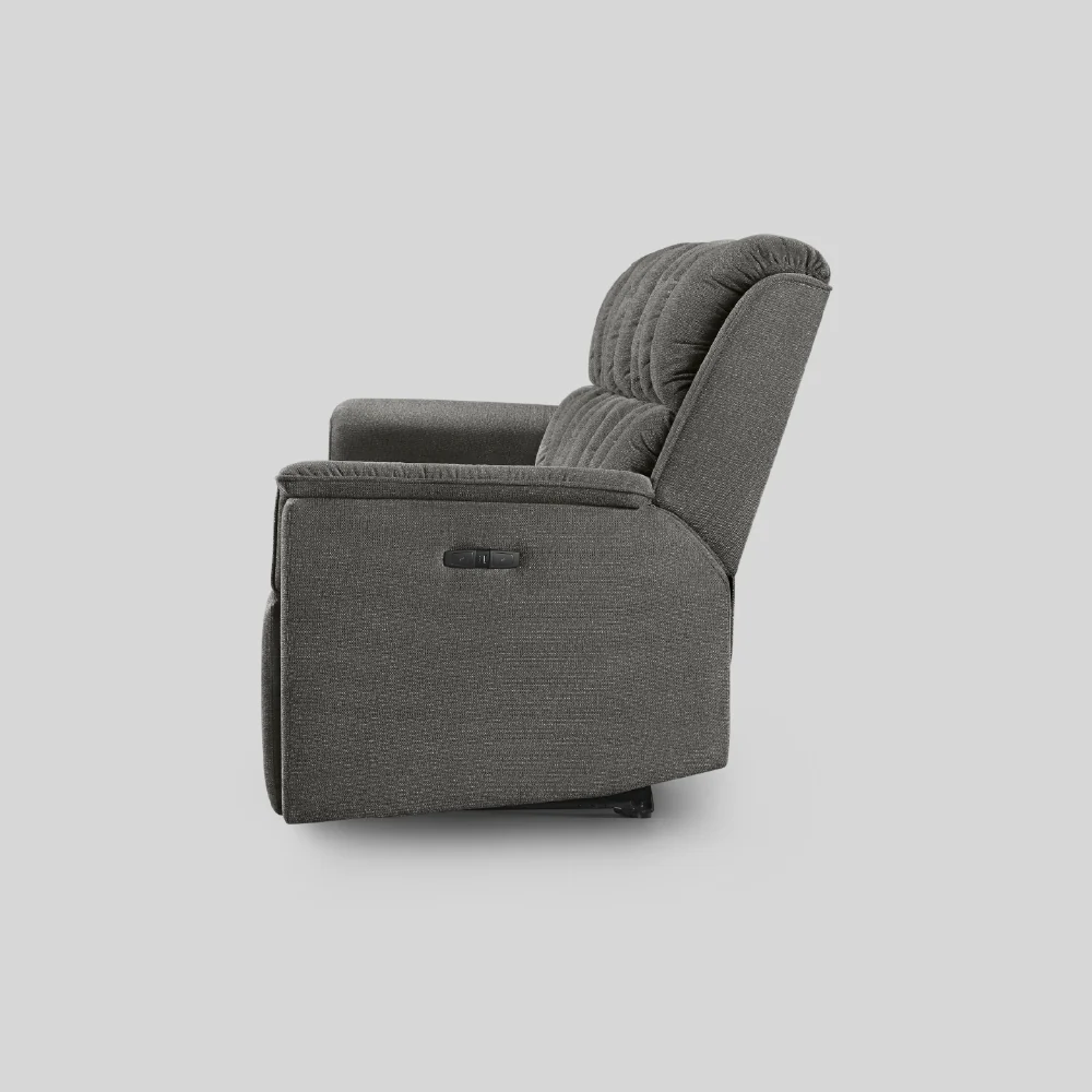 Avalon Elite mov.E Griffin Grey Fabric 3 Seater Sofa - Image 9