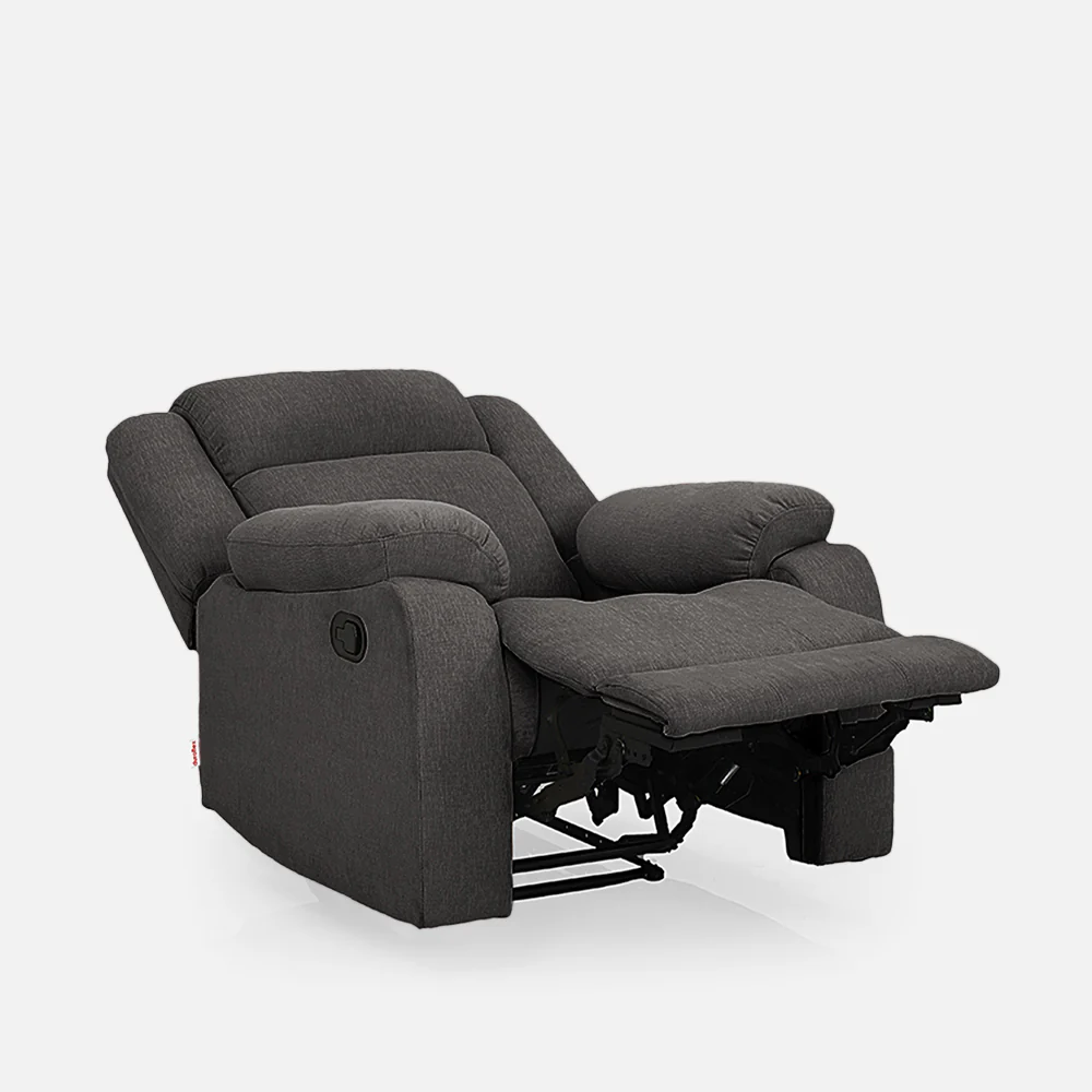Avalon Grey Fabric Recliner - Image 5