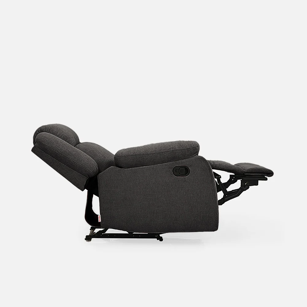 Avalon Grey Fabric Recliner - Image 7