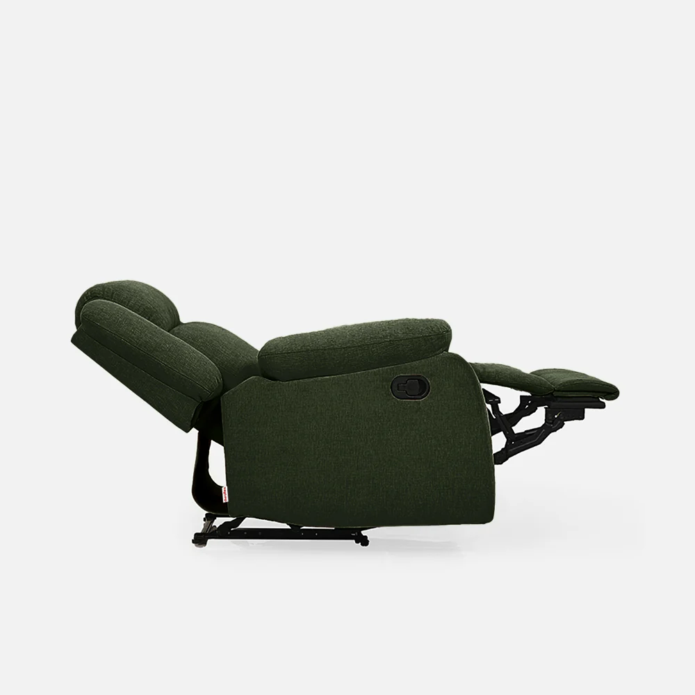 Avalon Sap Green Fabric Recliner - Image 7