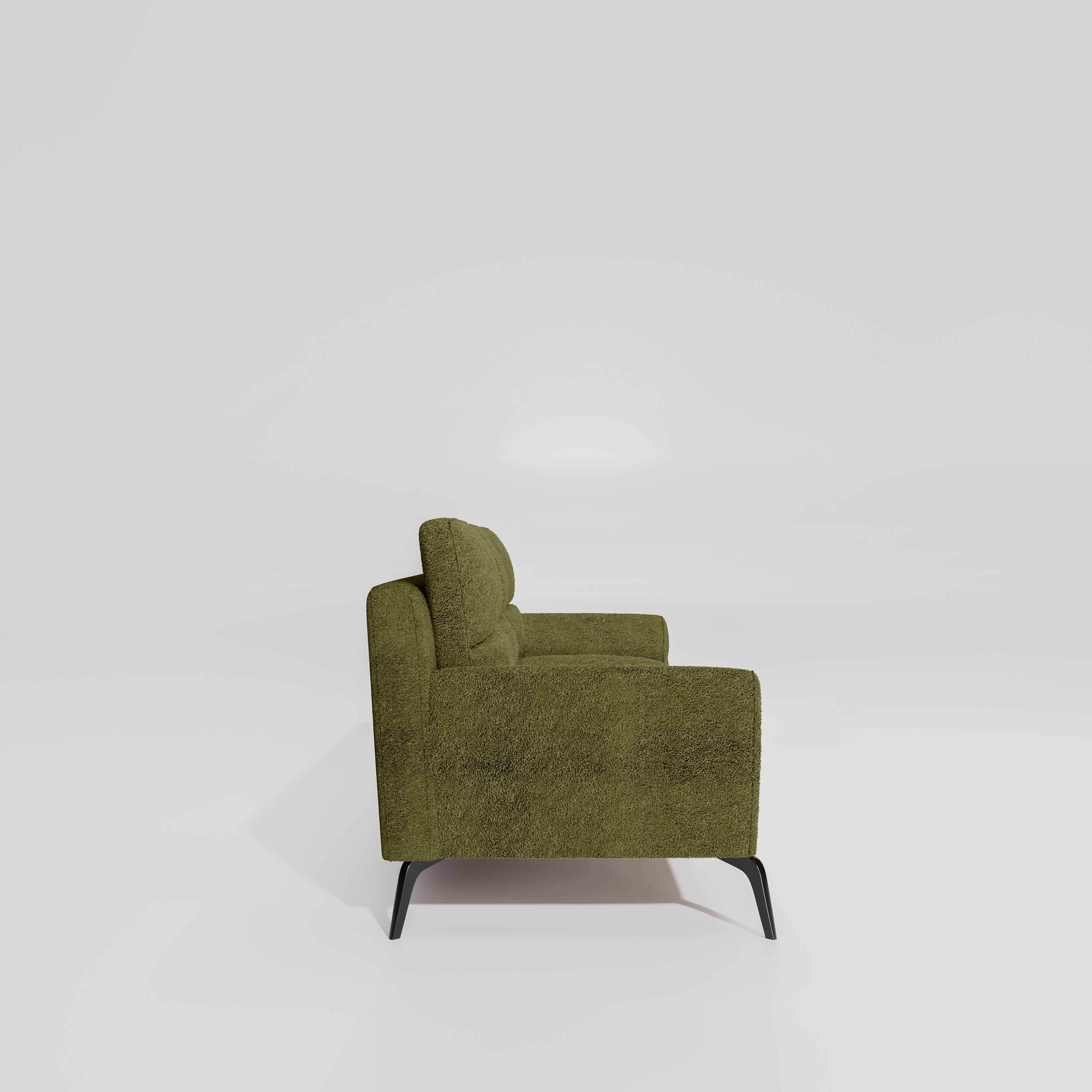 Octave 3 Seater Boucle Fabric - Dried herb - Image 5