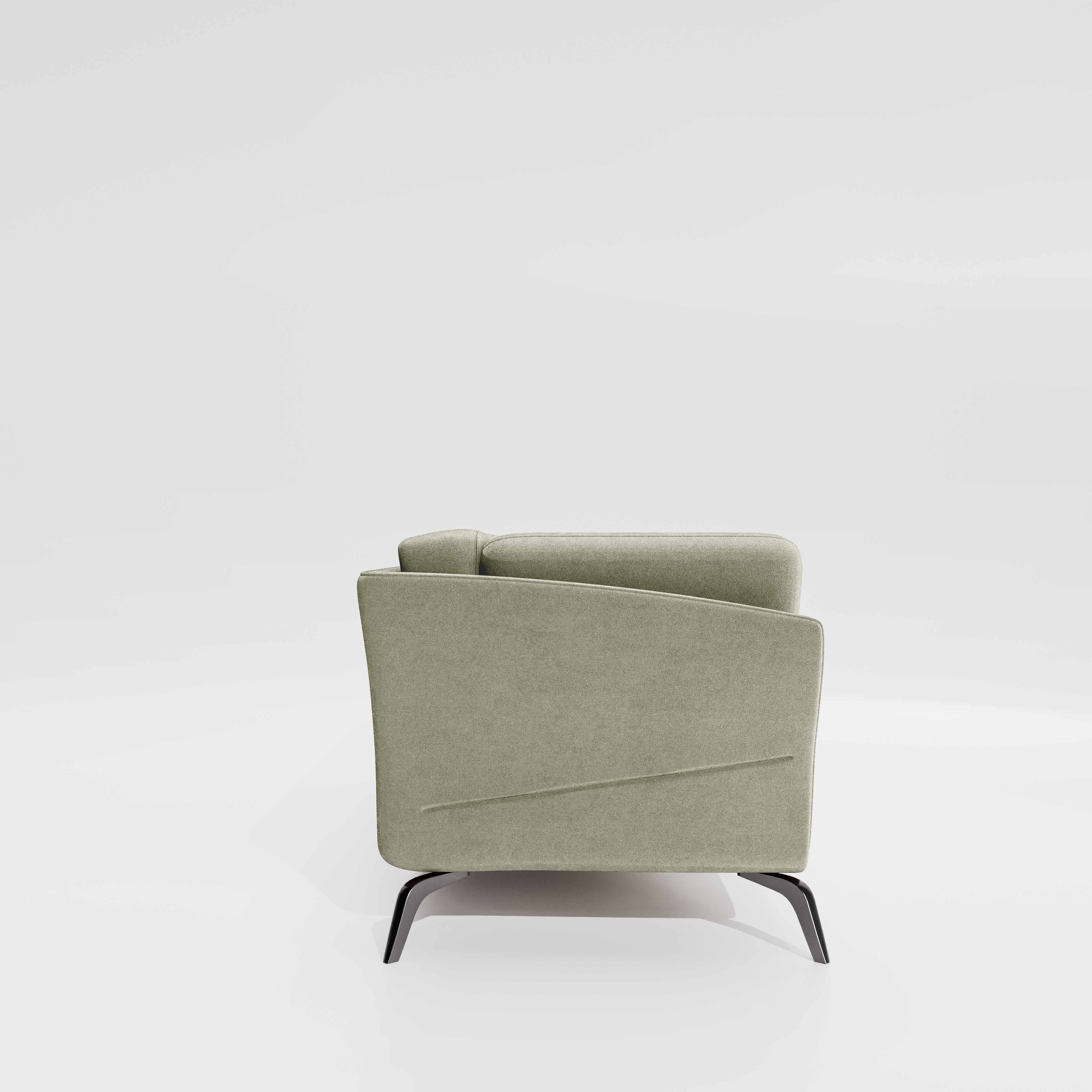 Symphony 3 Seater Water & Stain Repellent Fabric - Pistachio shell - Image 5