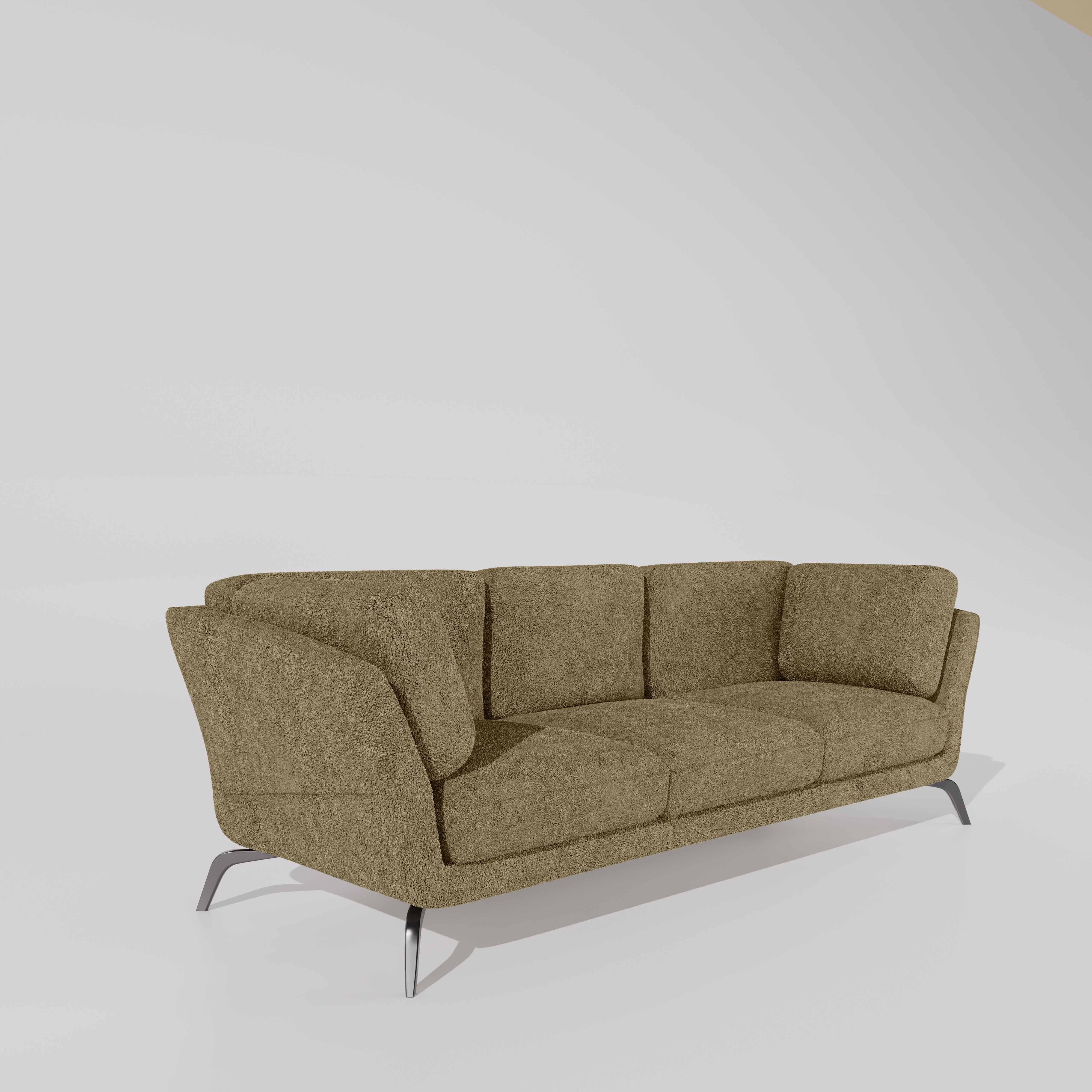 Symphony 3 Seater Boucle Fabric - Irish cream - Image 3