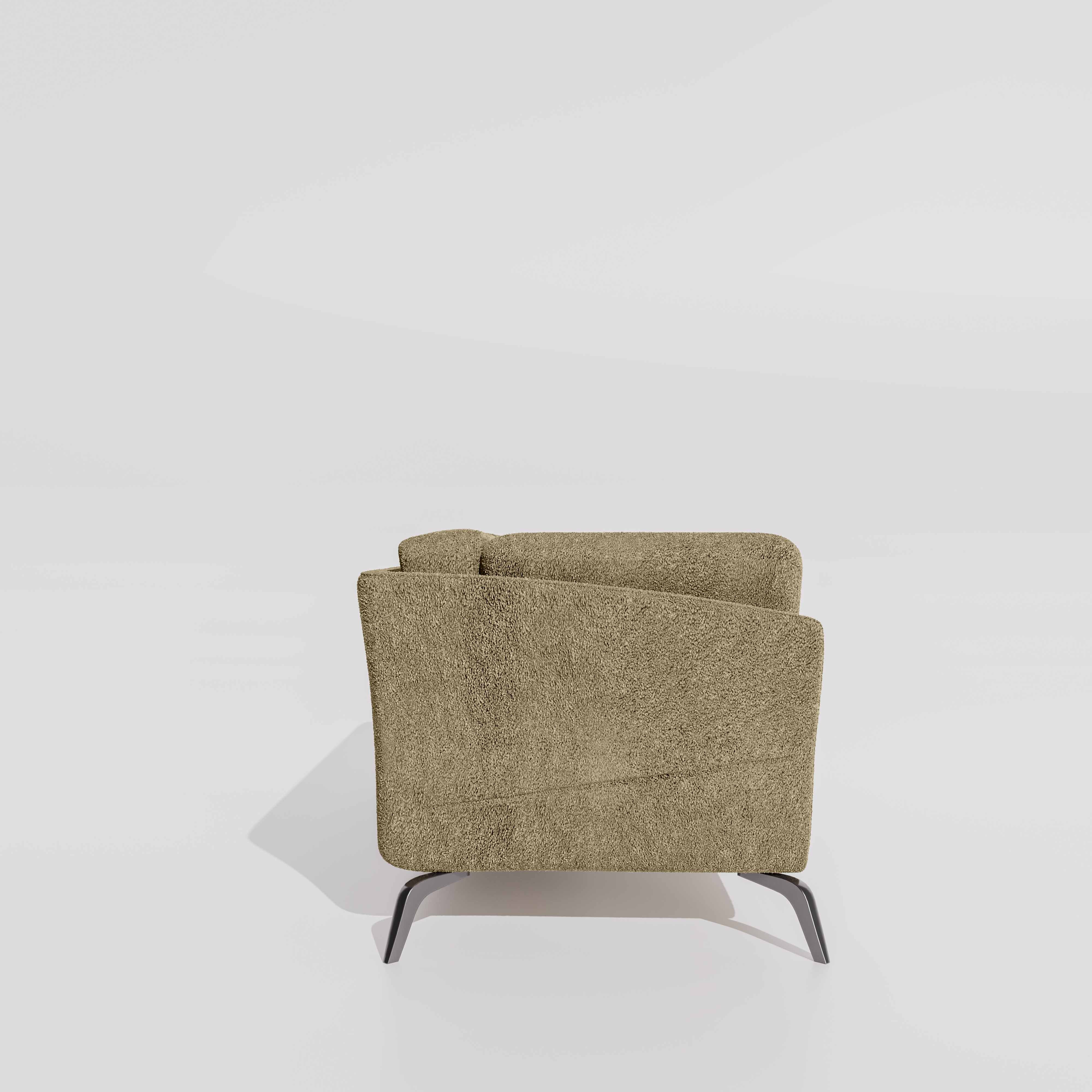 Symphony 3 Seater Boucle Fabric - Irish cream - Image 5