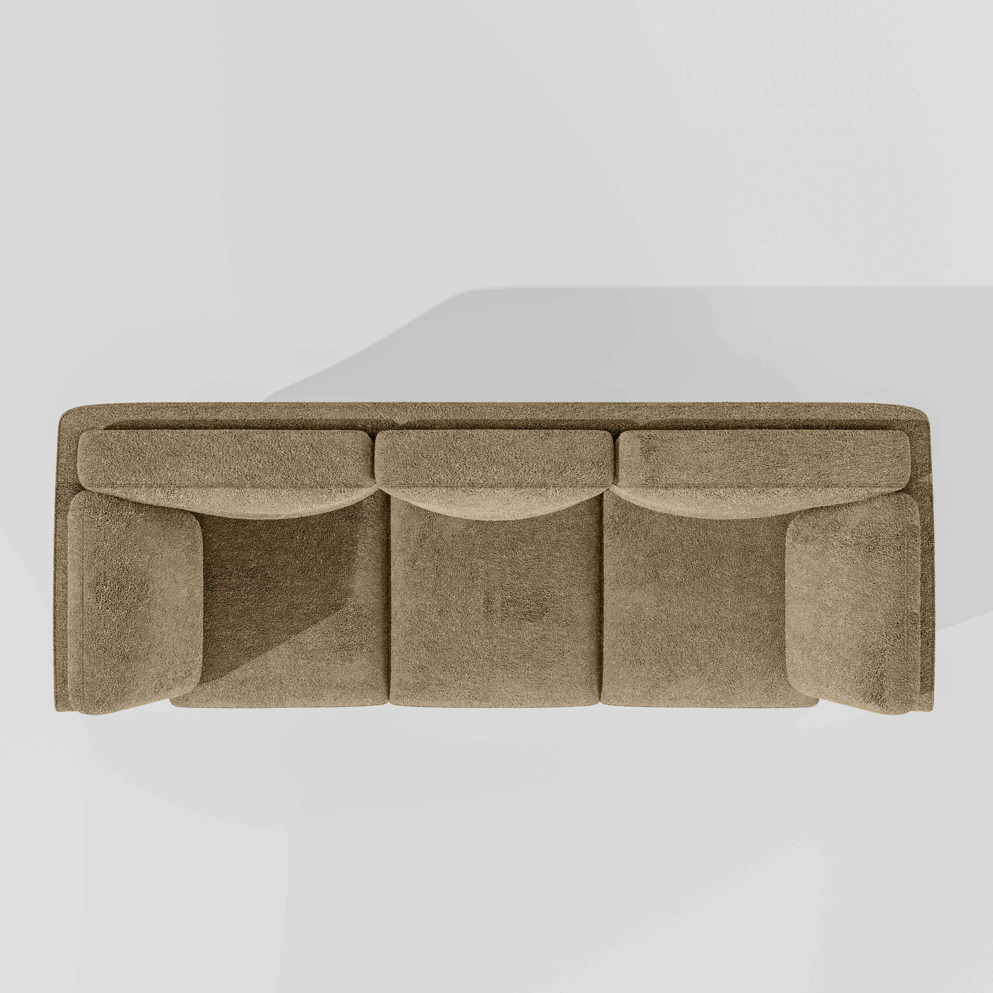 Symphony 3 Seater Boucle Fabric - Irish cream - Image 6