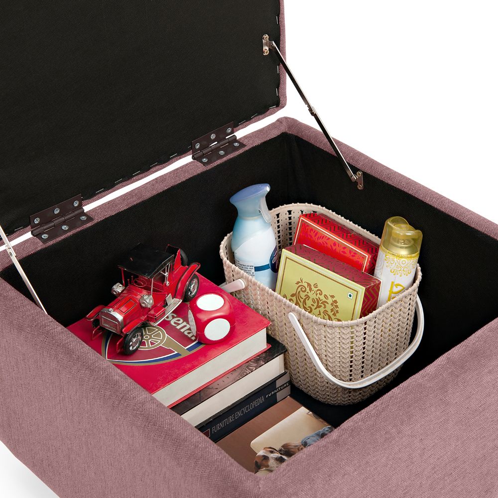 Dusky Pink Ottoman - Image 11