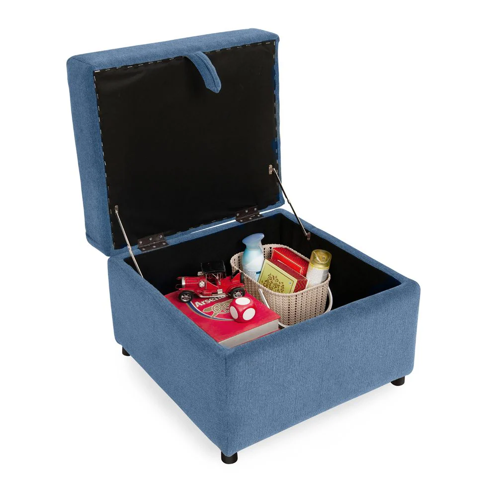 Twilight Blue Ottoman - Image 10