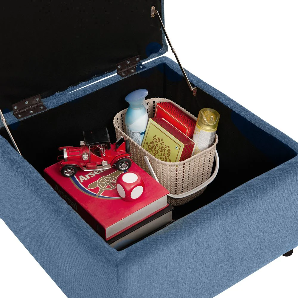 Twilight Blue Ottoman - Image 12