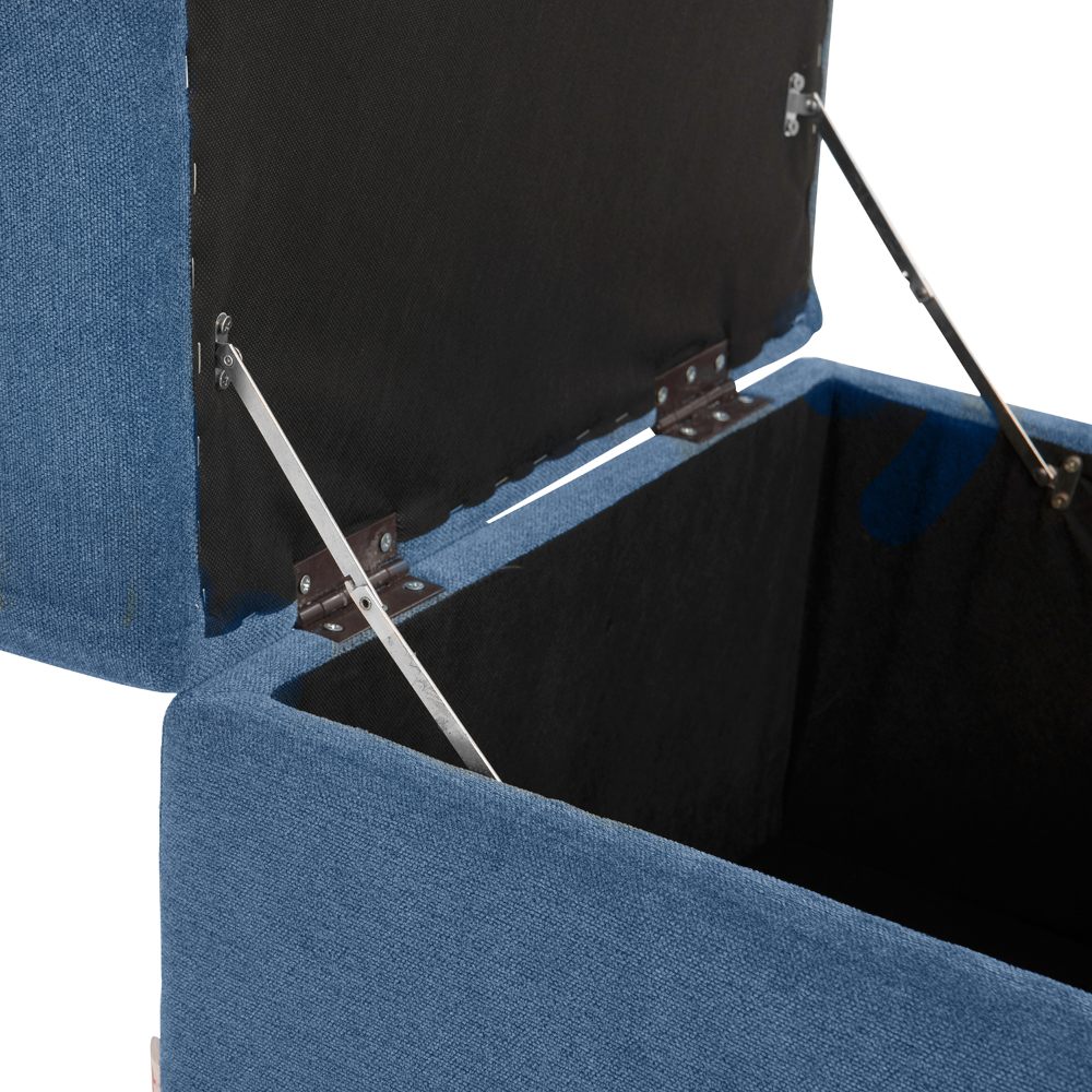Twilight Blue Ottoman - Image 13