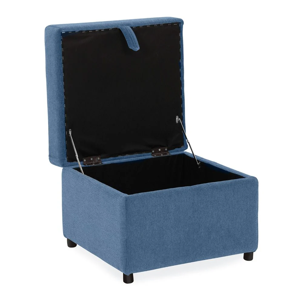 Twilight Blue Ottoman - Image 9