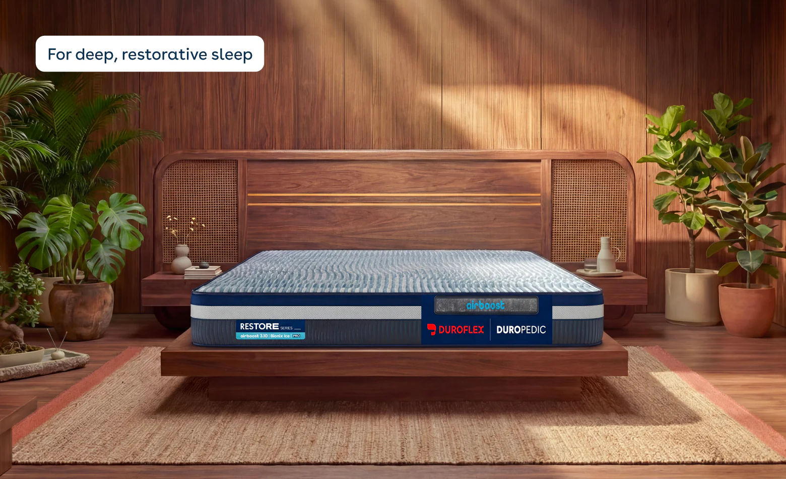 Duropedic Airboost 3.10 Bionix Ice Pro Mattress | 1 lakh+ Airknit fibres and ortho support | 100 nights trial - Image 4