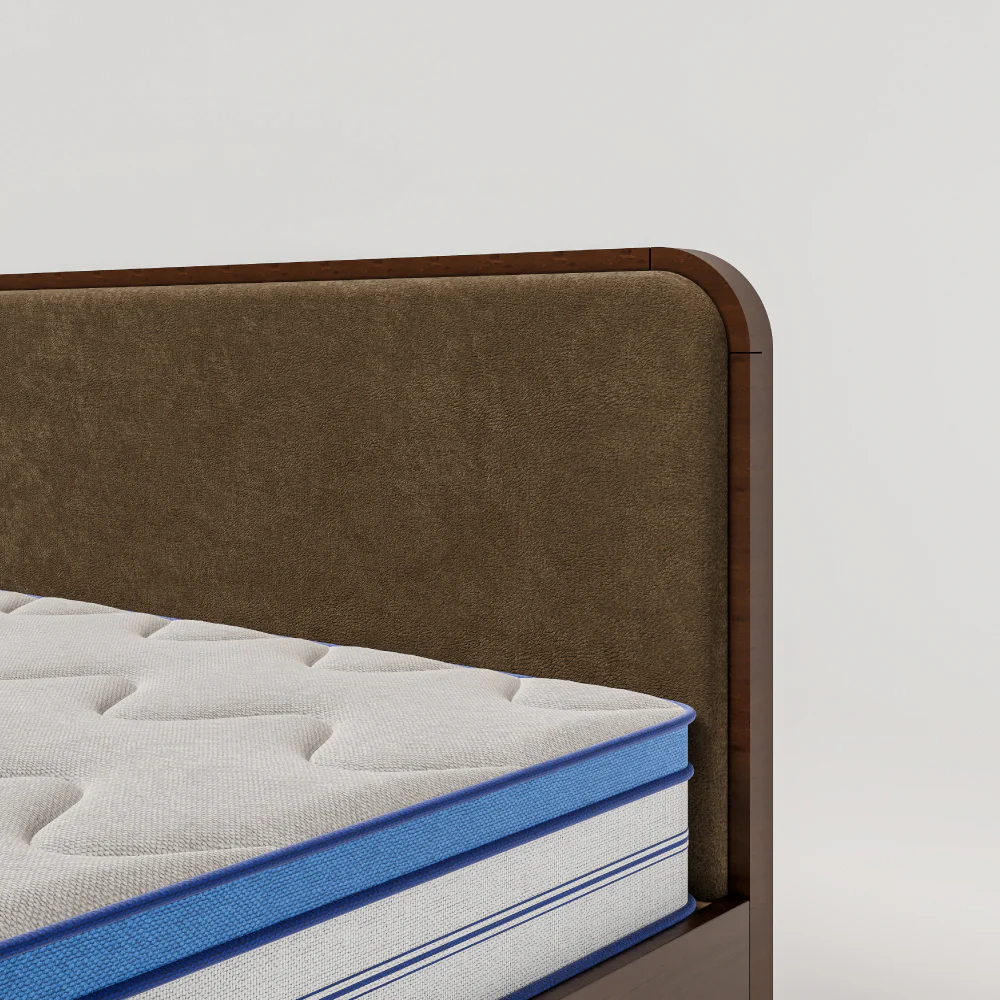 Halo Upholstered Bed - Breen Brown - Image 3