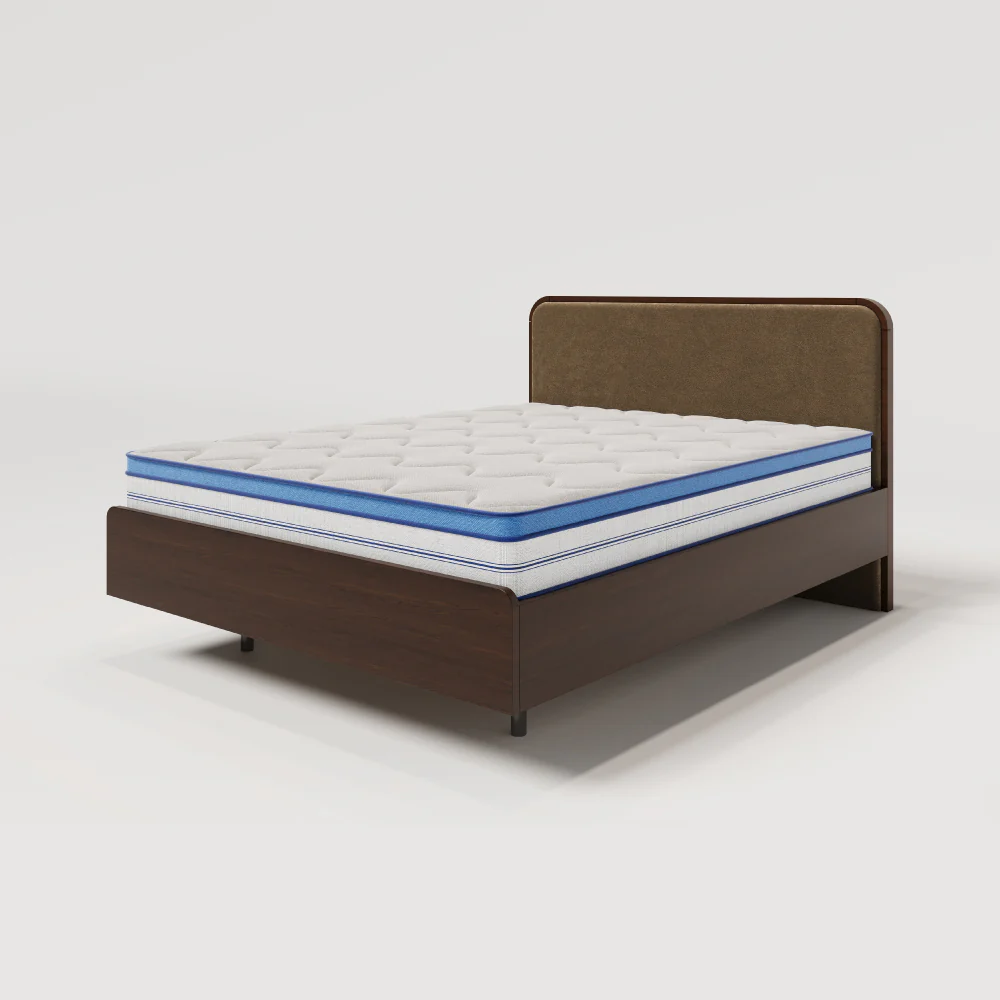 Halo Upholstered Bed - Breen Brown - Image 5