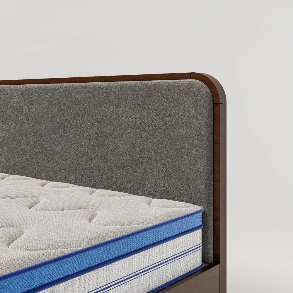 Halo Upholstered Bed - Sleet Grey - Image 3