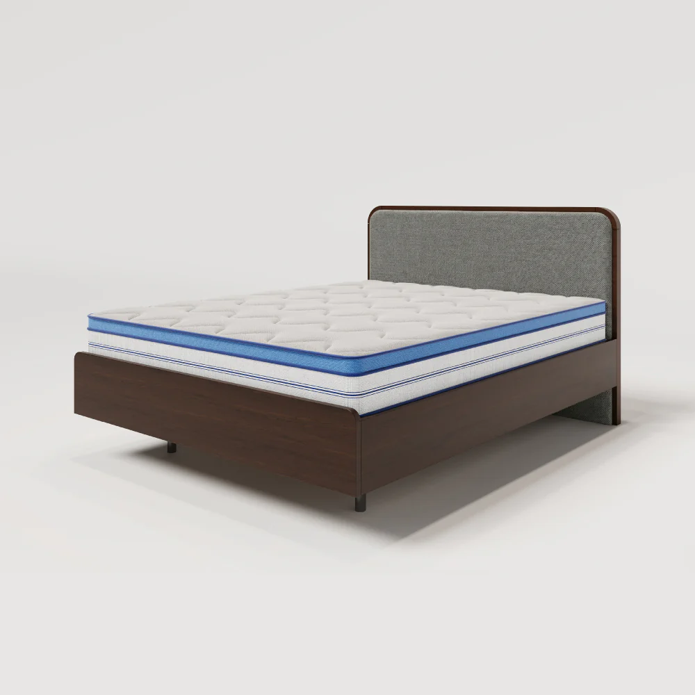 Halo Upholstered Bed - Sleet Grey - Image 5
