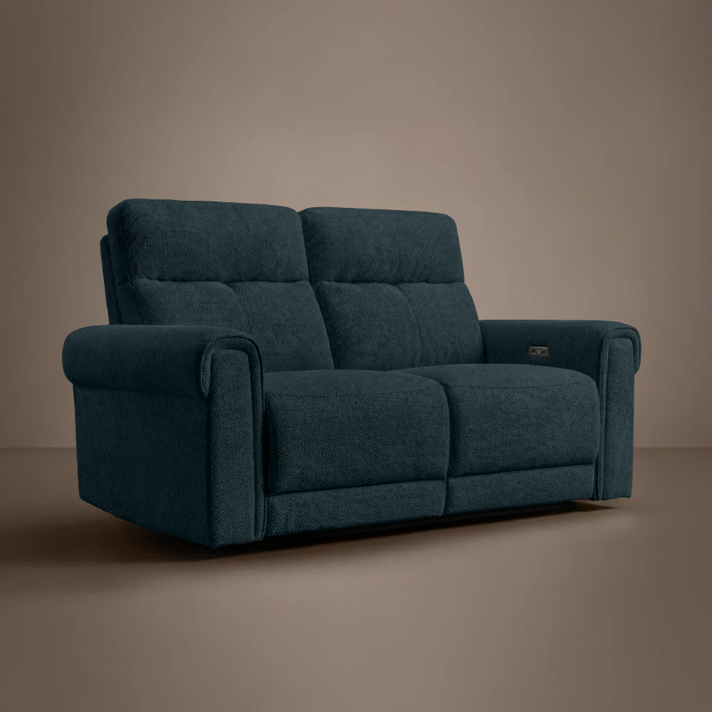 Opus mov.E Blue Fabric 2 Seater Sofa - Image 3