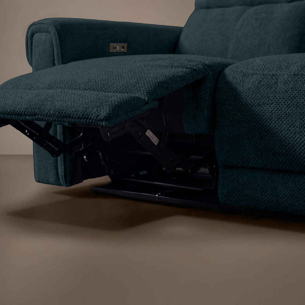 Opus mov.E Blue Fabric 2 Seater Sofa - Image 5