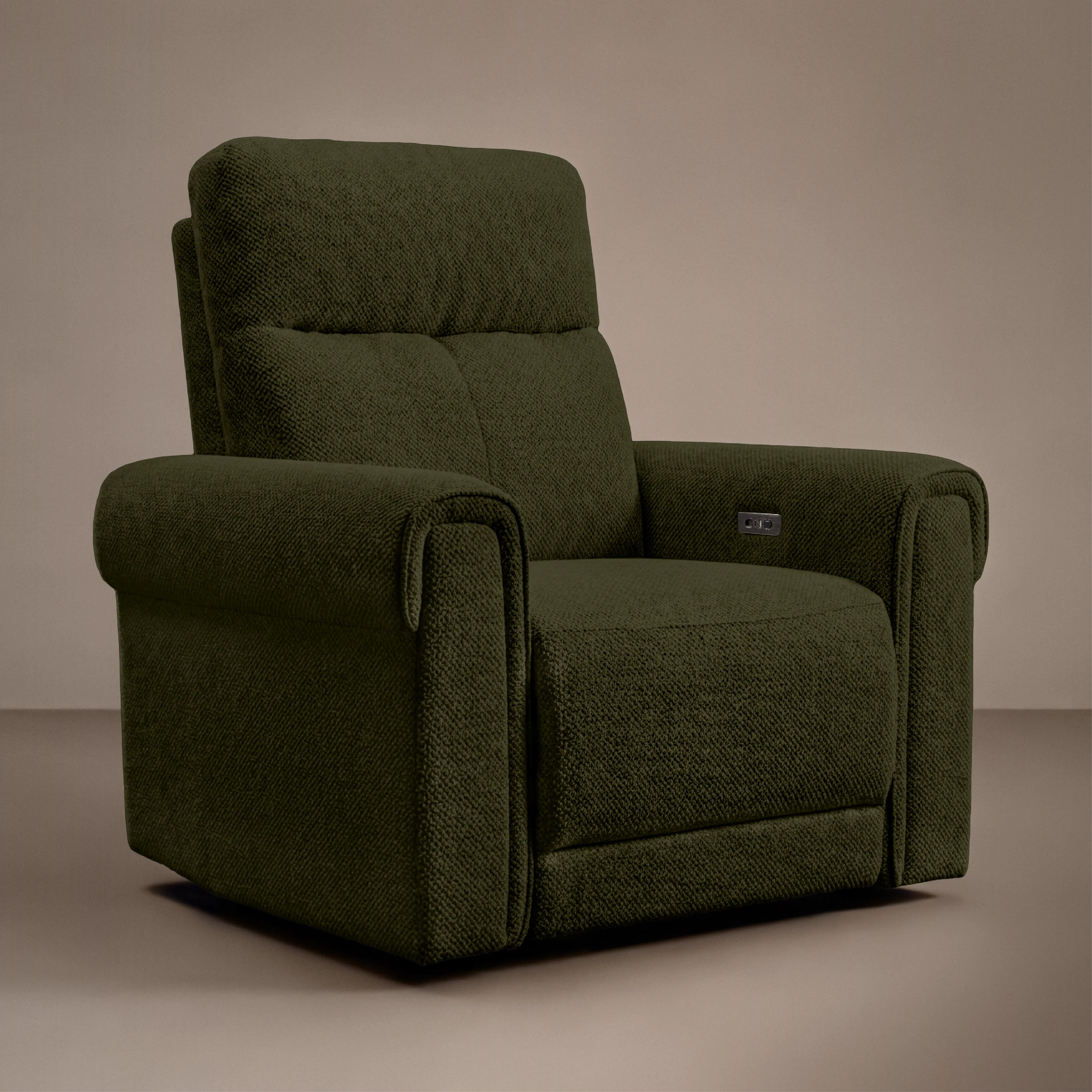 Opus mov.E Green Fabric 1 Seater Sofa - Image 3