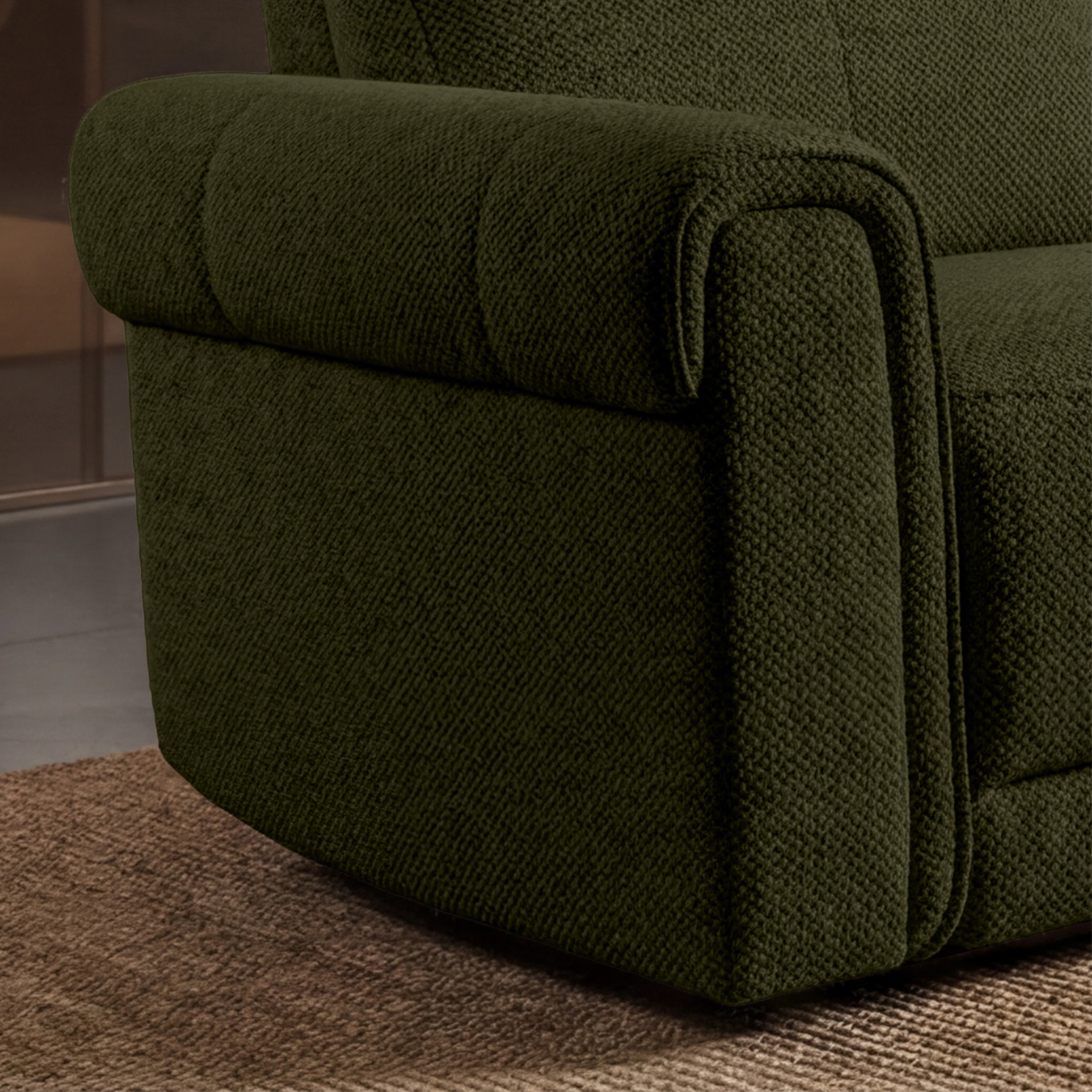 Opus mov.E Green Fabric 2 Seater Sofa - Image 4