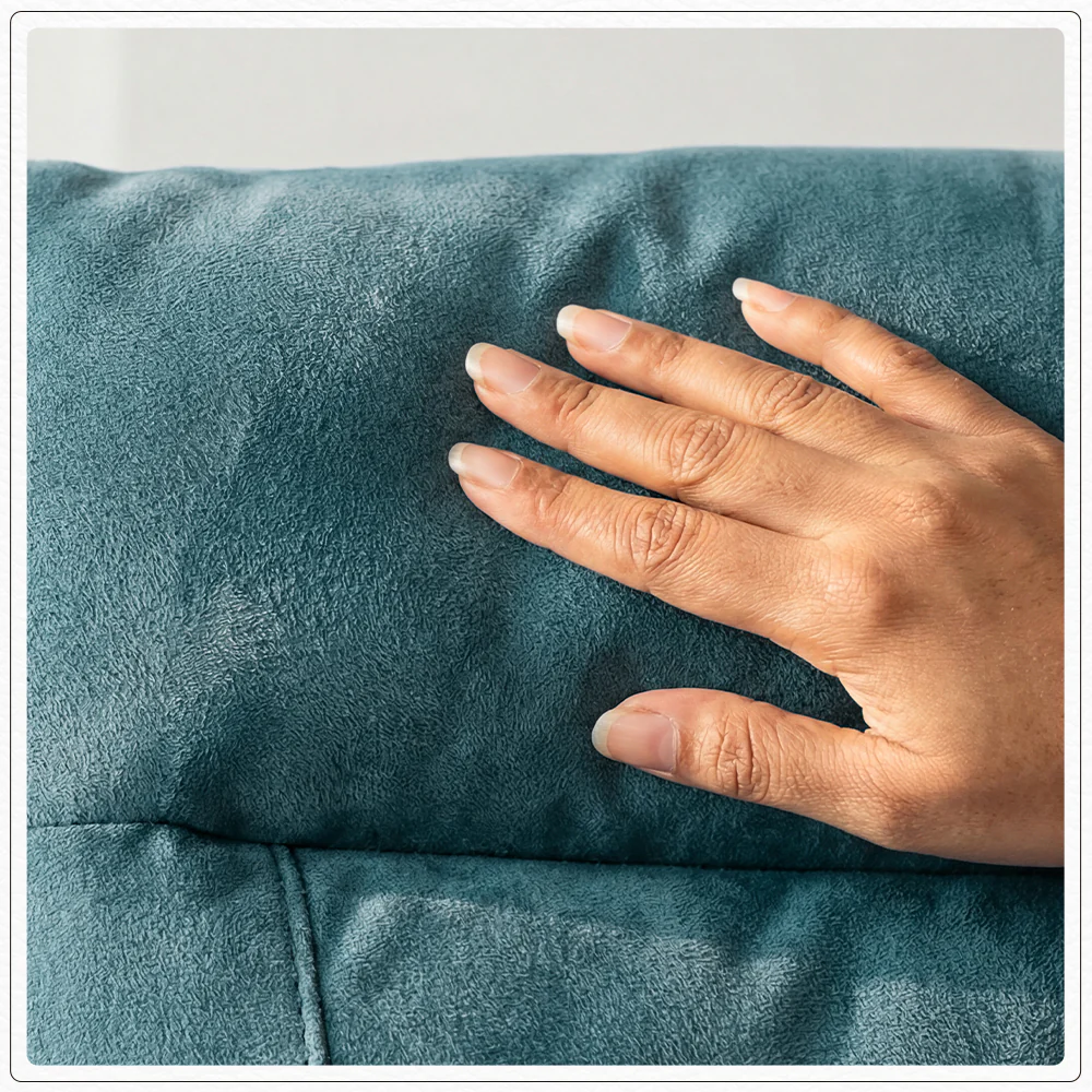 Verve mov.E Blue Fabric 3 Seater Sofa - Image 8