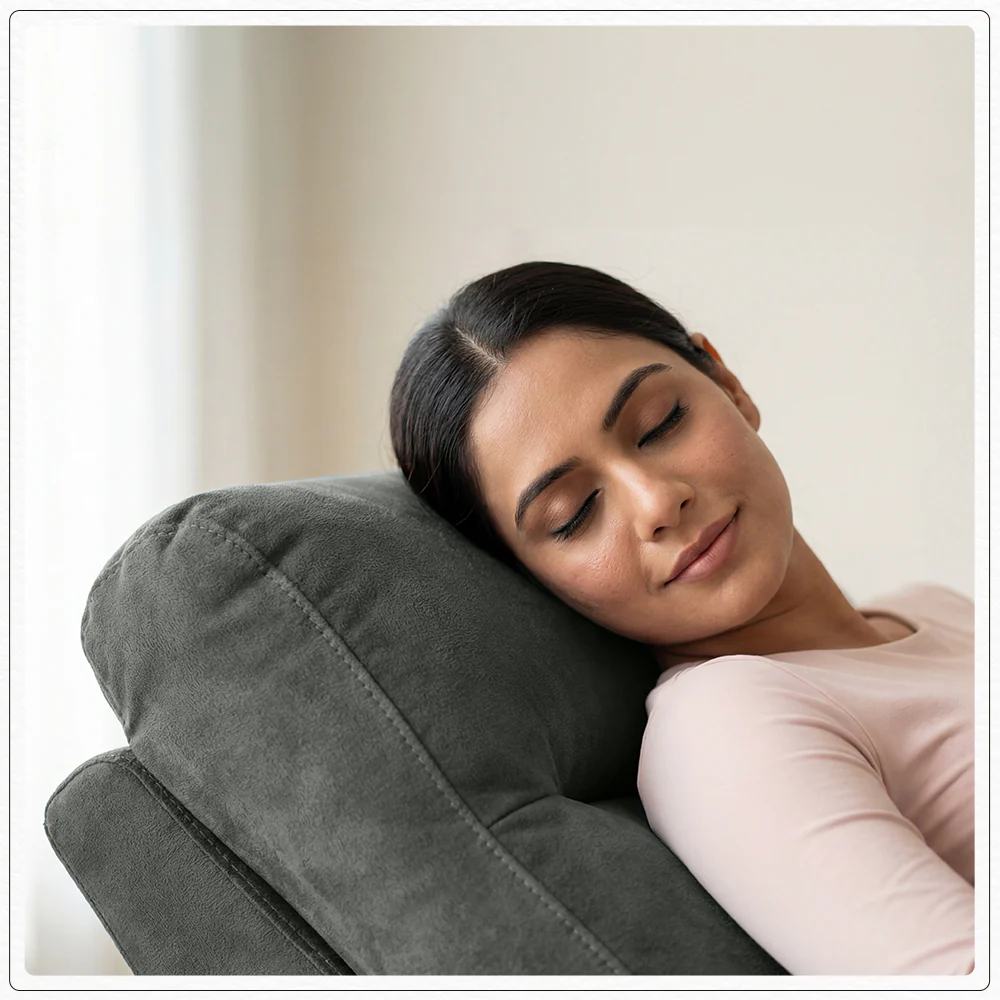 Verve mov.E Grey Fabric 1 Seater Sofa - Image 7