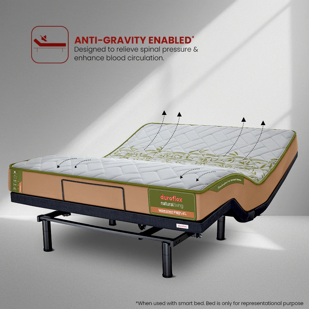 Wave Plus Adjustable Bed with Wave Kinect Reva Mattress - Image 4